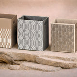 Aurum Beige & Gold Dustbin