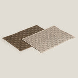 Aurum Beige & Gold Placemats Set of 2