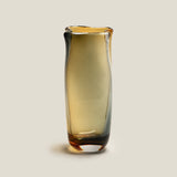 Aurea Amber Grey Glass Vase