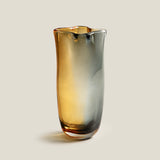 Aurea Amber Grey Glass Vase
