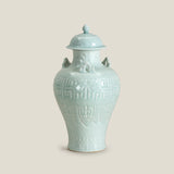 Ming Blue Decor Jar