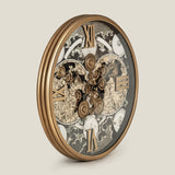 Chronicle Grey & Gold Wall Clock