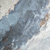 Metallique Blue Grey Framed Canvas Set of 2