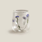 Botanic Blossom Blue Glass Set 4
