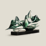 Alpine Green Decorative Sculpture