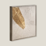 Gilded Banana Leaf Canvas