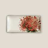 Le' Floret Red Serving Platter Small