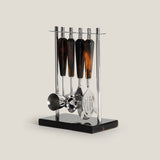 Aurelio Nickel & Amber Bar Tools