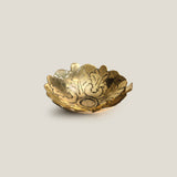 Petal Antique Gold T-Light Floater