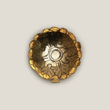 Petal Antique Gold T-Light Floater