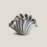 Organic Shell Grey Vase