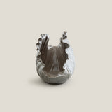 Organic Shell Grey Vase