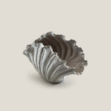 Organic Shell Grey Vase