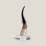 Cerus Glass Horn Decor S