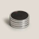 Aurelio Nickel & Brown Coaster Set of 4