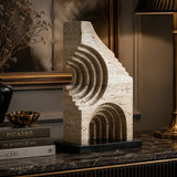 Genoa Beige & Black Abstract Decor