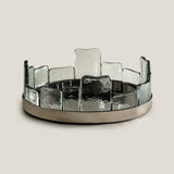 Inlet Nickel & Glass Decor Platter