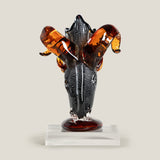 Aurelius Aries Amber & Black Sculpture