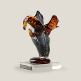 Aurelius Aries Amber & Black Sculpture
