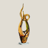 Ignis Amber Abstract Decor