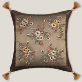 Ember Multicolor Embroidered Cushion Cover