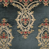 Adorn Blue Embroidered Cushion Cover
