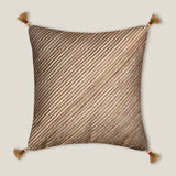 Ethereal Gold Pleated Cushion Cover
