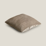 Serene Beige Pleated Cushion Cover