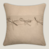 Reverie Brown Embroidered Big Pillow Cover