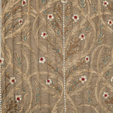 Reverie Brown Embroidered Big Pillow Cover