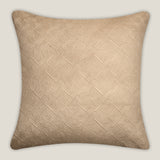 Velluto Green & Beige Reversible Big Pillow Cover
