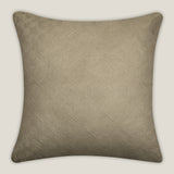 Velluto Green & Beige Reversible Big Pillow Cover