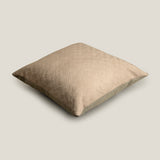 Velluto Green & Beige Reversible Big Pillow Cover
