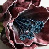 Marilyn Red & Blue Artificial Foam Flower