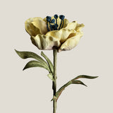 Marilyn Yellow & Blue Artificial Foam Flower