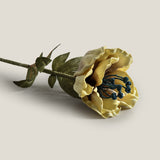 Marilyn Yellow & Blue Artificial Foam Flower