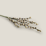 Yellow & Grey Berry Branch Foam Flower