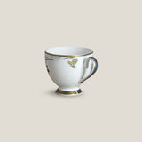 Japonaise White & Blue Cup & Saucer Set