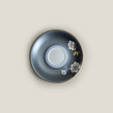 Japonaise White & Blue Cup & Saucer Set