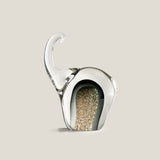 Aureole Tusker Grey & Gold Sculpture