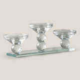 Trinity Clear Glass Candelabra