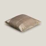 Veil Beige Embroidered Cushion Cover
