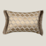 Plume Beige Reversible Cushion Cover