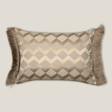 Plume Beige Reversible Cushion Cover