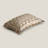 Plume Beige Reversible Cushion Cover