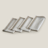 Emilia Off White Napkin Set of 4