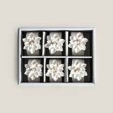 Floret White Napkin Ring