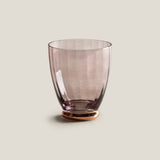 Lumora Purple Drinking Glass
