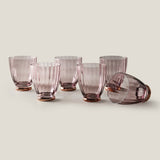 Lumora Purple Drinking Glass