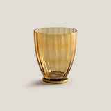 Lumora Amber Drinking Glass